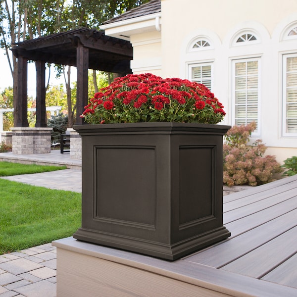 Fairfield Patio Planter 20x20 - Espresso